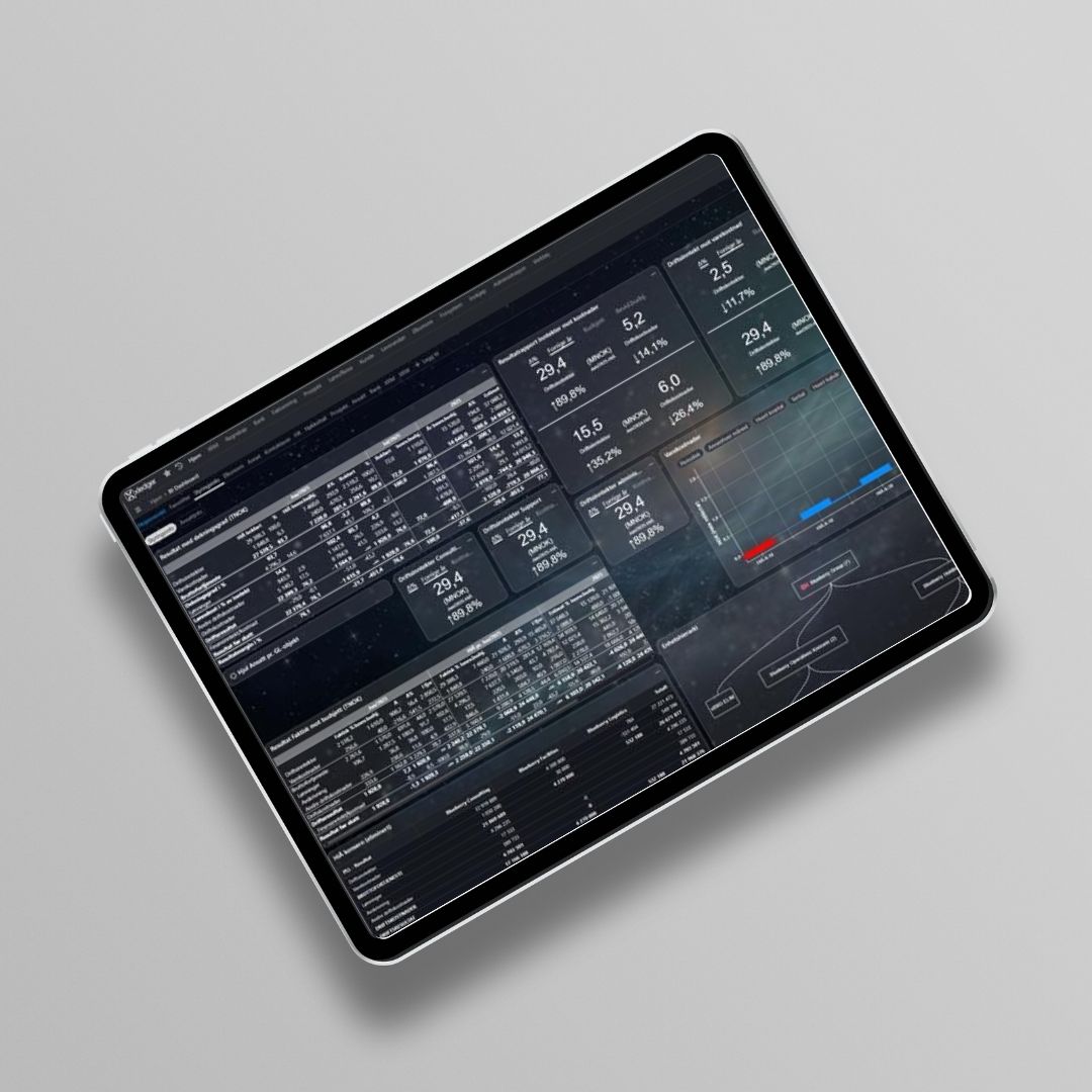 Dashboards i xledger. Foto