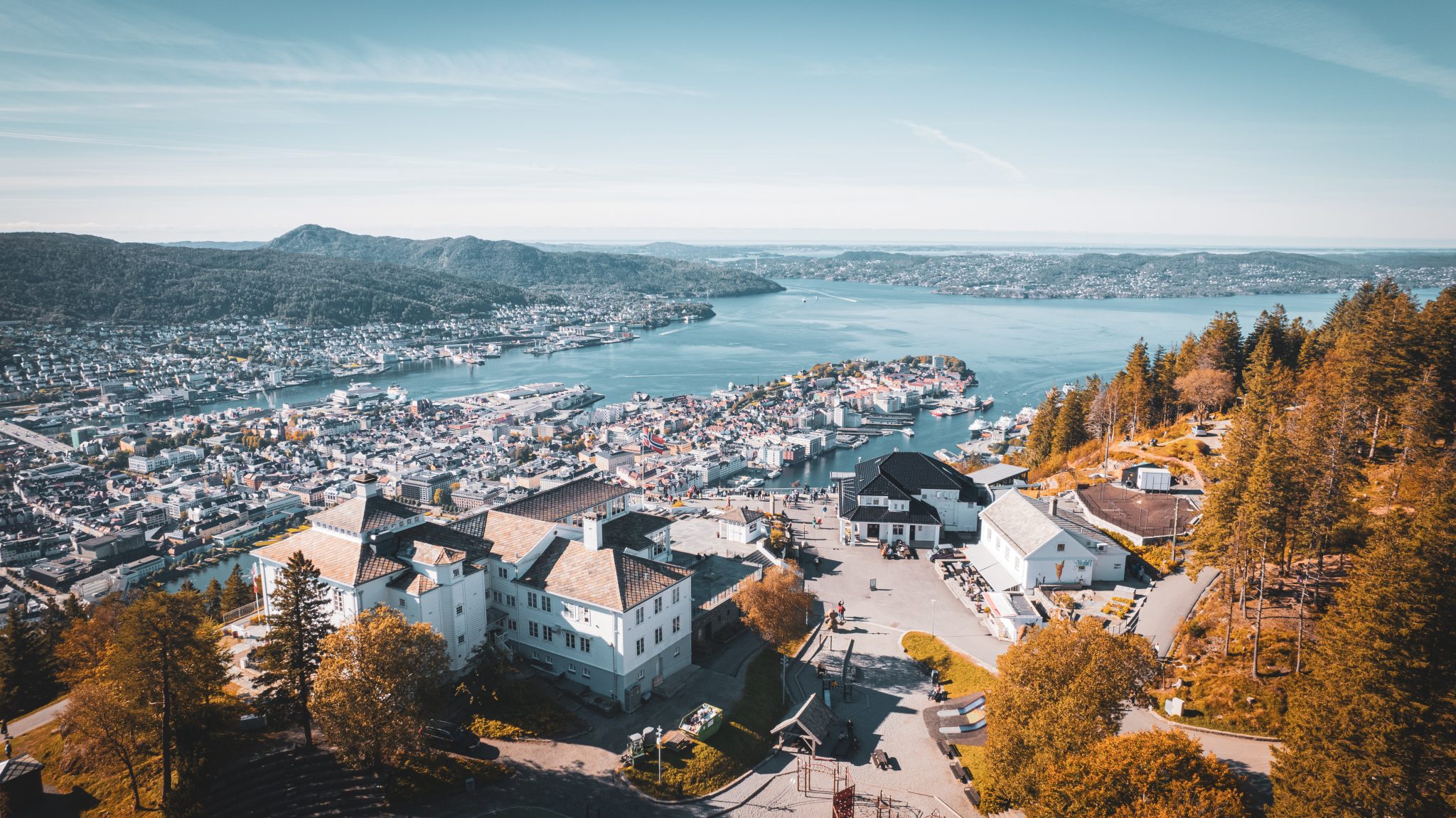 Fløyen i Bergen. Foto