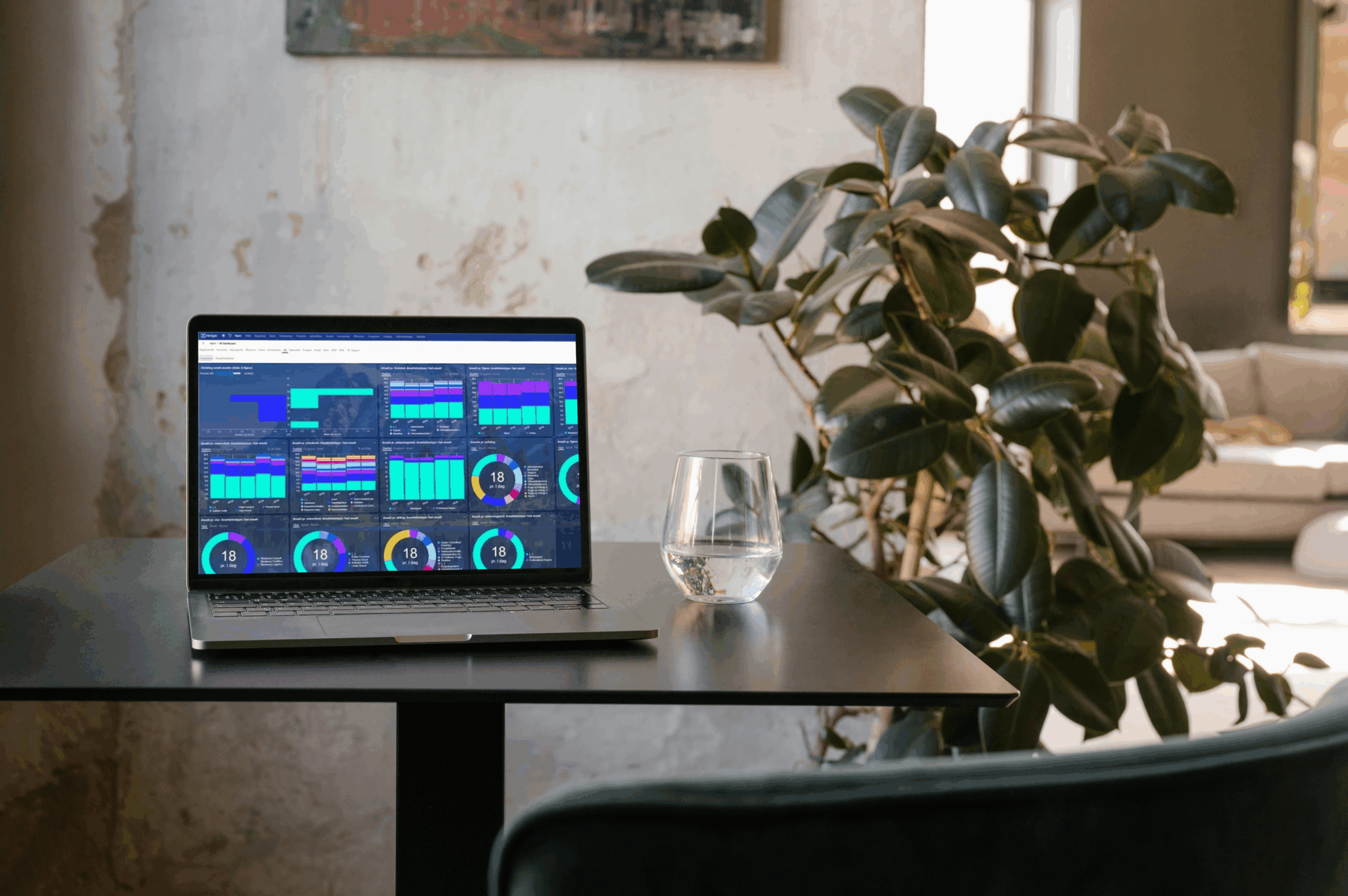Dashboards i xledger. Foto