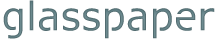 Glaspaper. Logo