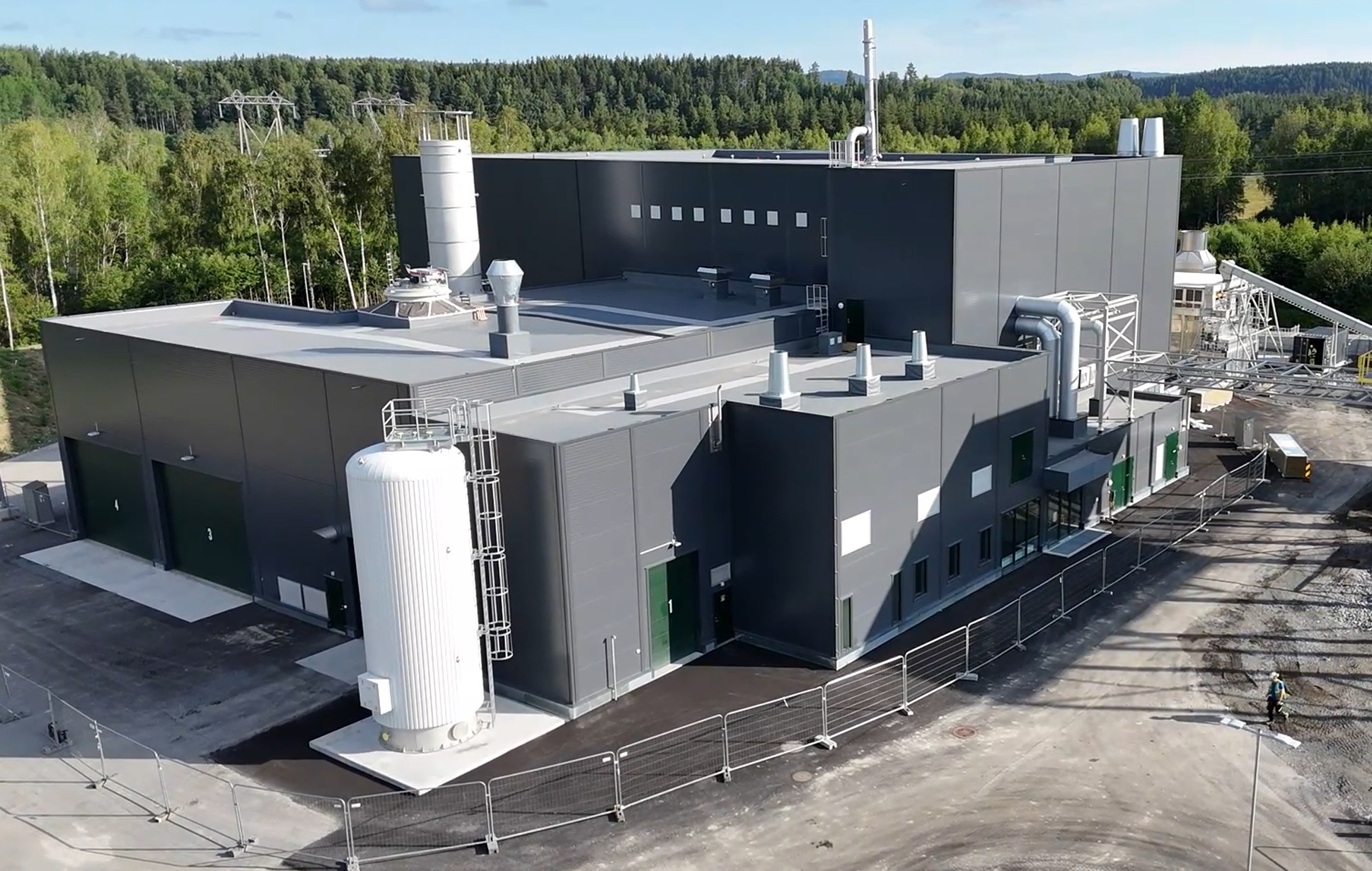 Fabrikkbygget til Arbion Industries (tidligere Vow Green Metals). Foto