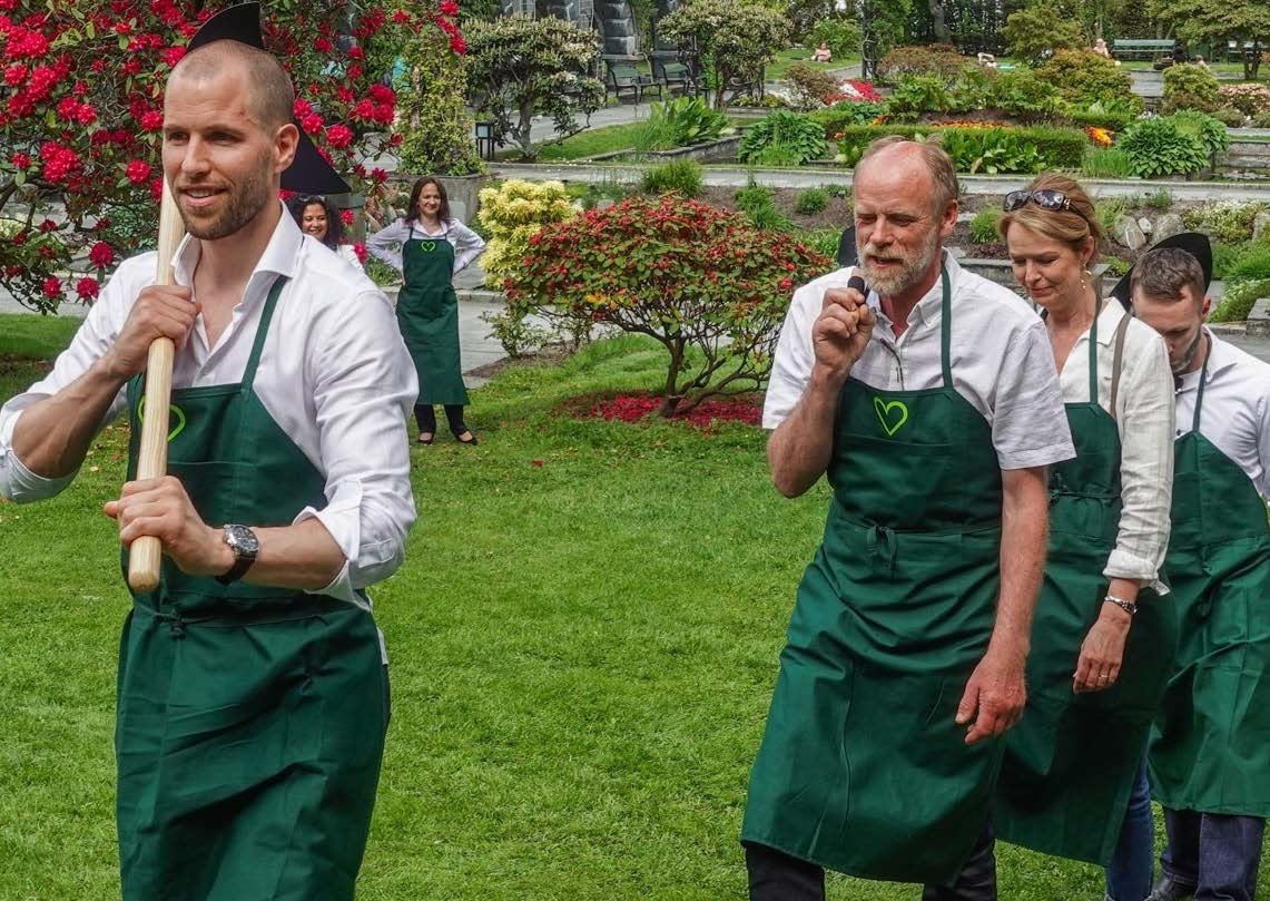 Ansatte i VKST. Foto