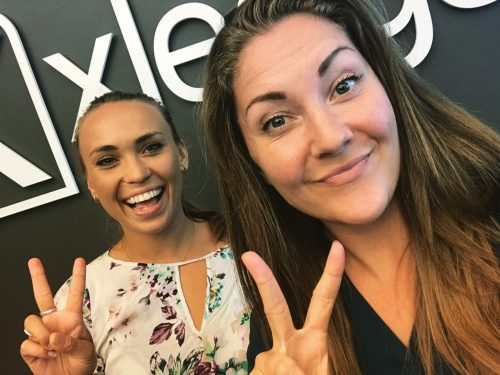 Selfie av summer interns i Xledger i 2018
