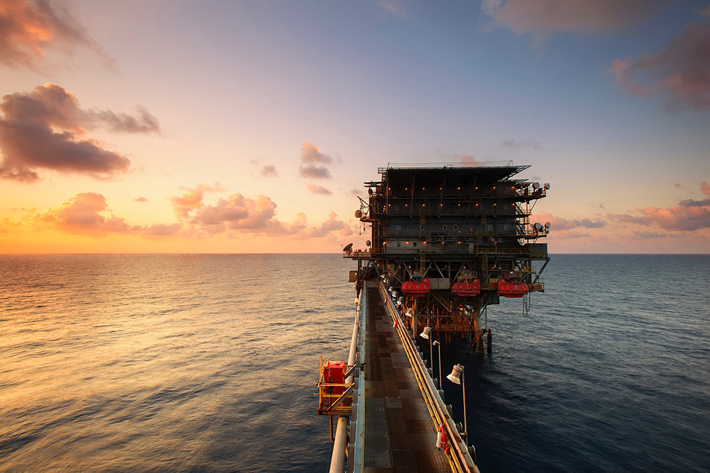 Architecture Clouds Drilling Rig