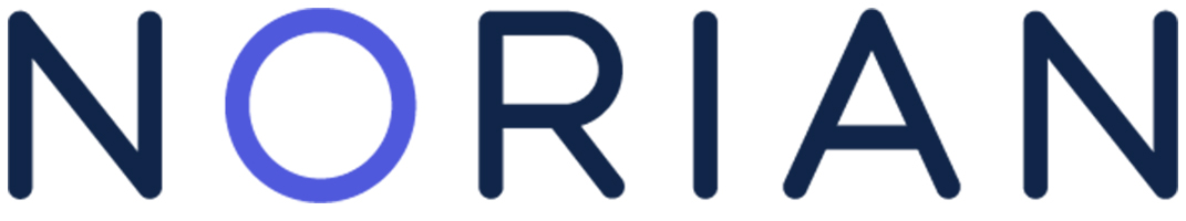 Norian sin blå logo Xledger regnskapsbyrå
