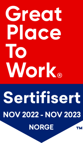 Great Place to Work sertifisering 2022-2023