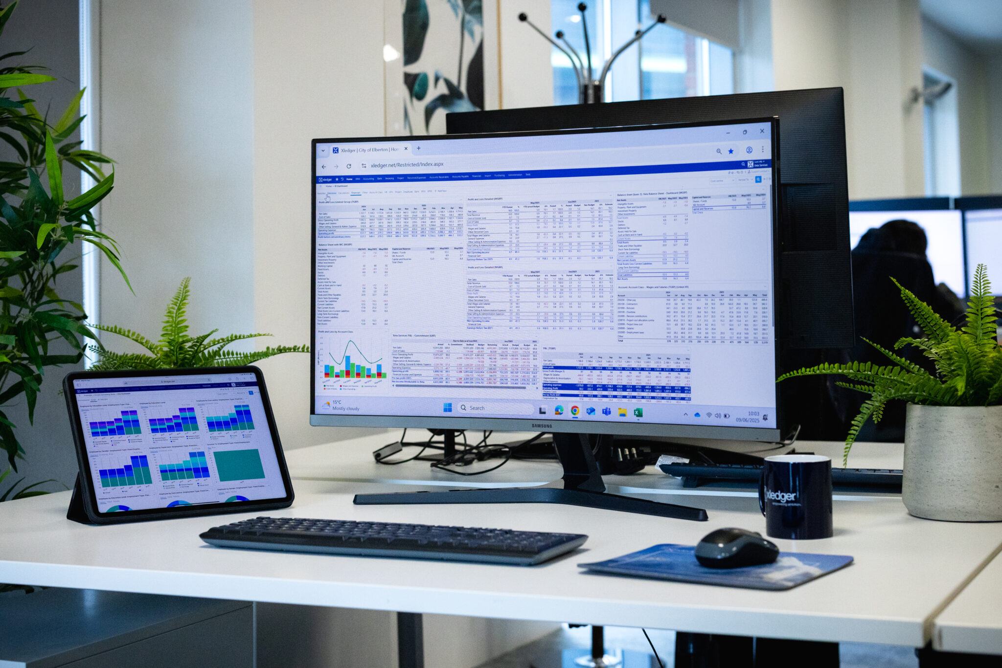 xledger dashboards