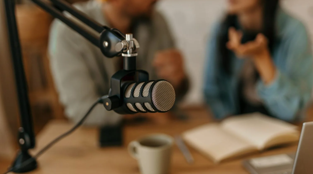 podcast set up