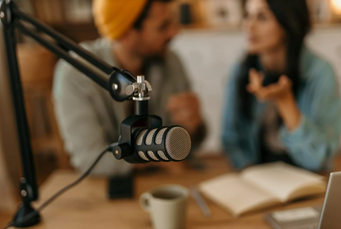 podcast set up