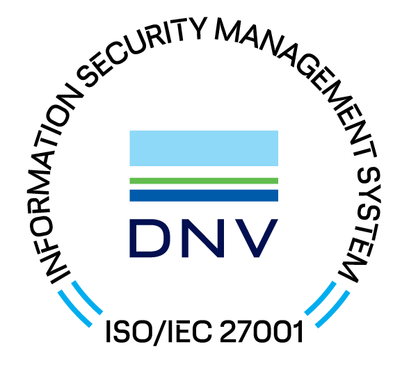 Logo for ISO/IEC 27001 Certified
