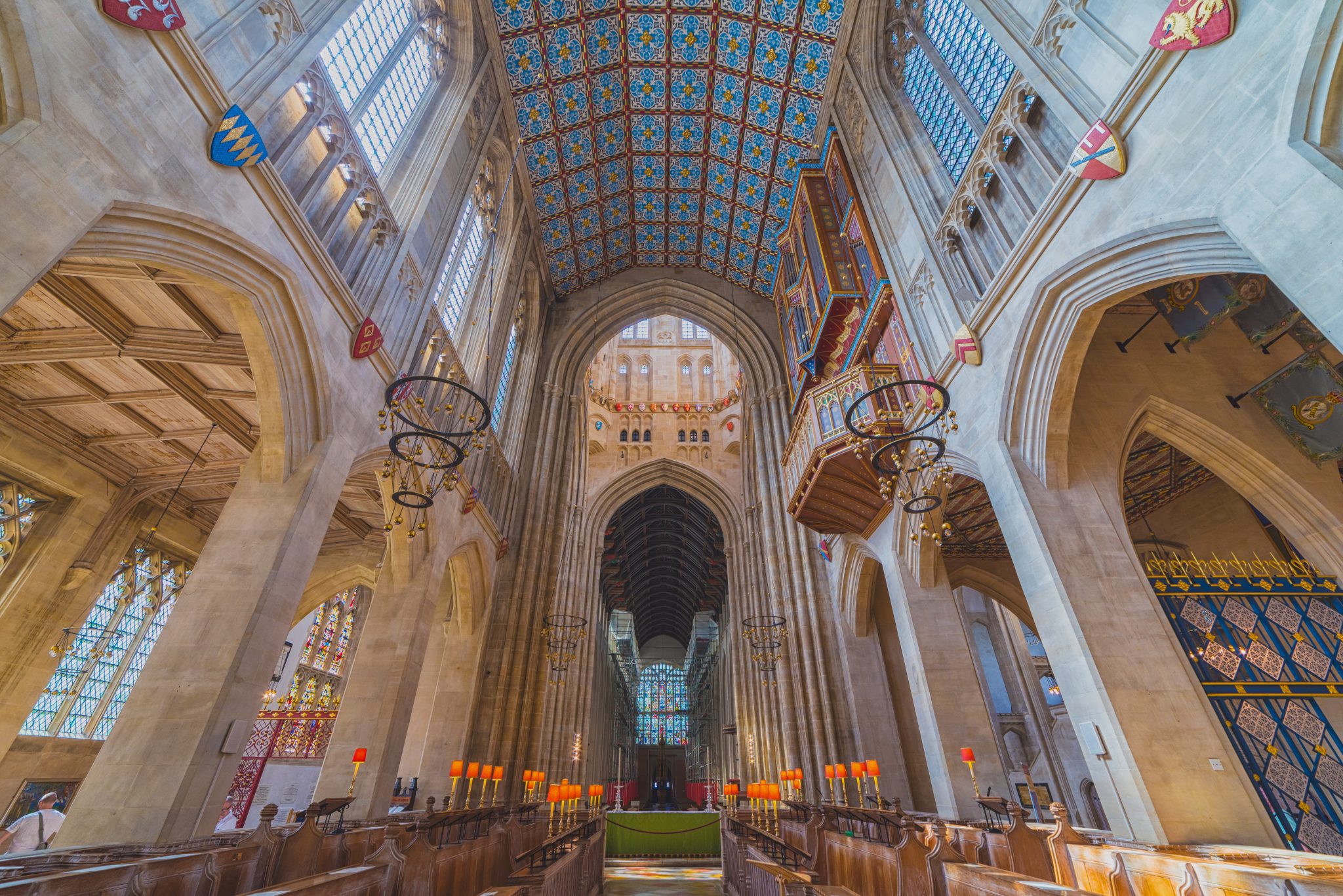 The inside of a Church