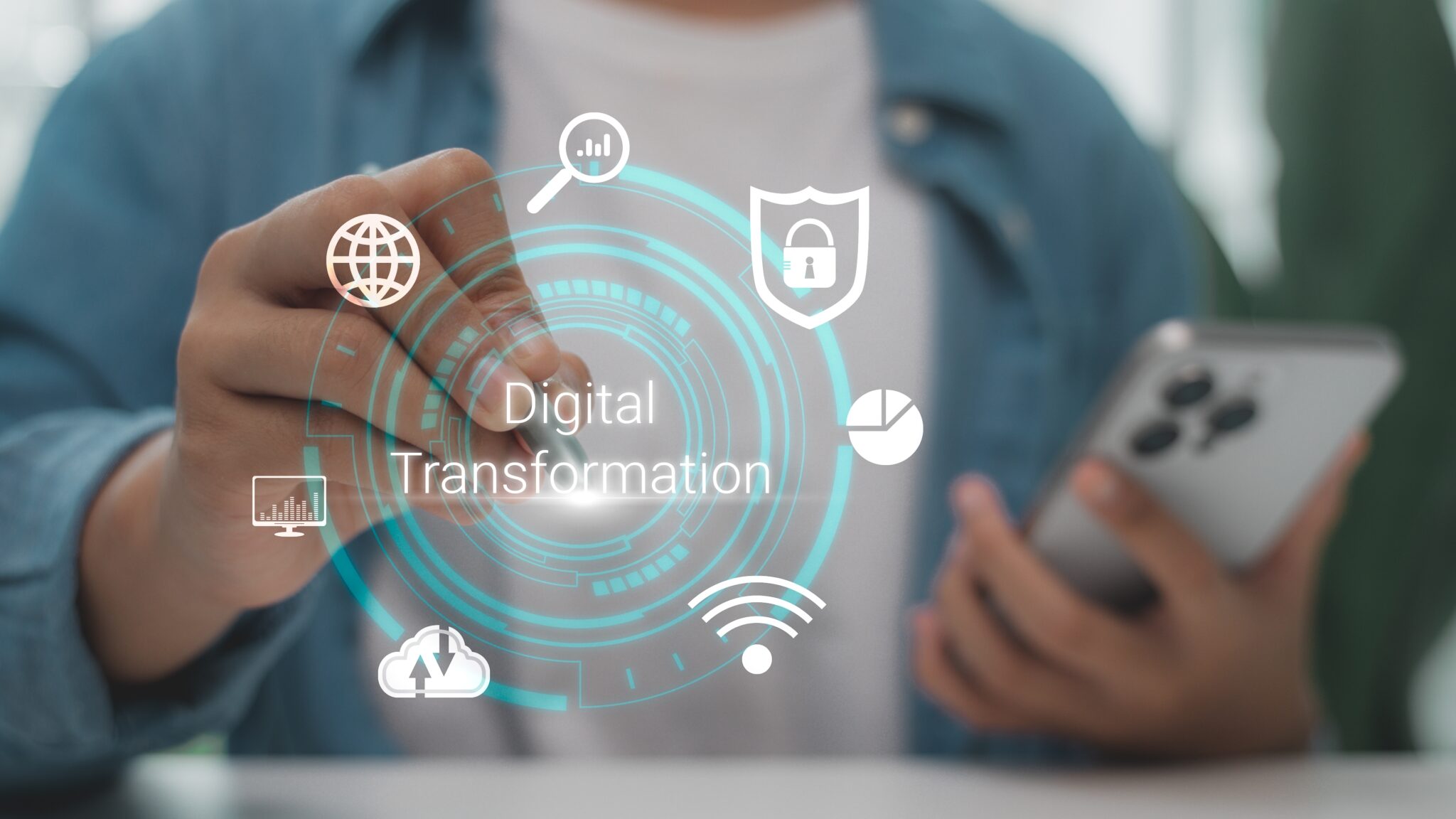 Businessman,Using,Digital,Transformation,Technology,With,Cloud,Computing,,Cybersecurity,